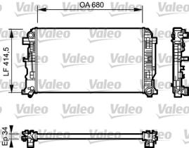VALEO 734928 - RADIADOR REFRIGERACION