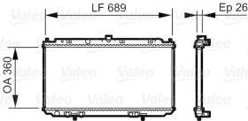 VALEO 735061 - RADIADOR REFRIGERACION