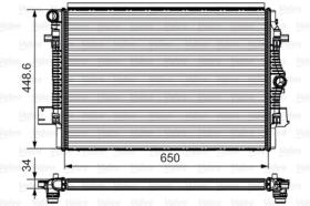 VALEO 735622 - RADIADOR REFRIGERACION