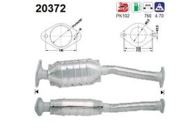  20372 - CATALIZADOR FORD MONDEO 2.5 V6 24V