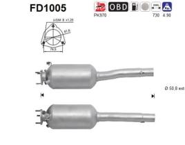  FD1005 - FILTRO DE PARTICULAS FIAT DOBLO 1.3