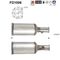  FD1006 - DPF CITROEN C5 2.2TD HDI 133CV