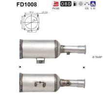  FD1008 - DPF FIAT ULYSSE 2.2TD 128CV