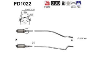 AS, S. L. U. FD1022 - DPF OPEL CORSA COMBO 1.3TD 75CV