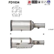  FD1034 - DPF PEUGEOT 607 2.2TD 136CV