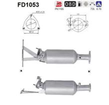  FD1053 - DPF VOLVO S60 D5 2.4TD DPF 185CV