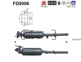  FD5006 - DPF MAZDA 6 2.0TD 143CV
