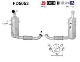  FD5053 - FILTRO DE PARTICULAS FORD FOCUS 1.6