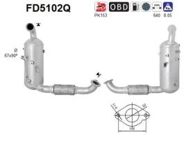  FD5102Q - FILTRO DE PARTICULAS FORD C-MAX 1.6