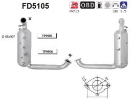  FD5105 - FILTRO DE PARTICULAS FORD FOCUS 1.6