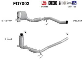  FD7003 - DPF SEAT LEON 2.0TDI 170CV