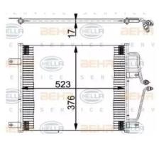 HELLA 8FC351036201 - COND.RENAULT LAGUNA I