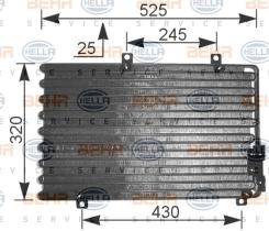 HELLA 8FC351036741 - CONDENSADOR ALFA ROMEO 145/146/155