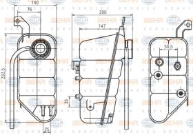  8MA376755131 - DEPOSITO EXPANSION MERCEDES W220/ C