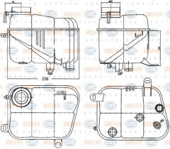  8MA376755161 - DEPOSITO EXPANSION MERCEDES W140/ C