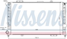 NISSENS 60053 - RADIADOR ALFA ROMEO 166(936)(98-)2.