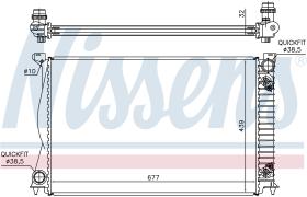 NISSENS 60232A - RADIADOR AUDI A 6 / S 6(C6)(04-)3.0