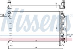 NISSENS 60241 - RADIADOR AUDI A 8 / S 8(4D)(94-)2.5