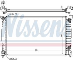 NISSENS 60305A - RADIADOR AUDI A 4 / S 4(B6,B7)(00-)