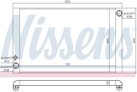 NISSENS 60325 - RADIADOR AUDI A 8 / S 8(4E)(03-)4.2