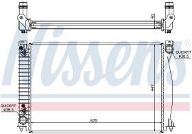 NISSENS 60328 - RADIADOR AUDI A 6 / S 6(C6)(04-)4.2