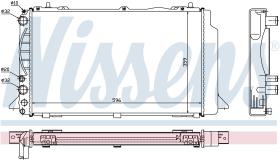 NISSENS 60465A - RADIADOR AUDI 80 / 90(B4)(91-)1.6 I