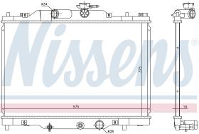 NISSENS 606117 - RADIADOR MAZDA CX-3(DK)(15-)2.0 I