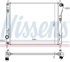  606120 - RADIADOR NISSAN JUKE(F15)(10-)1.2 D