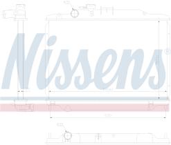 NISSENS 606172 - RADIADOR NISSAN NV 350(E26)(12-)2.5