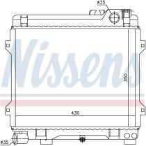 NISSENS 60658 - RADIADOR ALPINA C1(E21)2.3 I