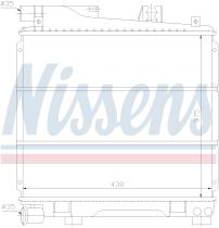NISSENS 60701 - RADIADOR ALPINA B3(E30)2.7 I