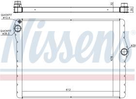 NISSENS 60777 - RADIADOR BMW 5 F10-F11-F18(10-)523