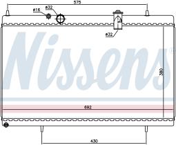 NISSENS 61271 - RADIADOR CITROEN C5(RC,RE)(04-)3.0