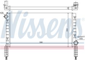 NISSENS 61769 - RADIADOR FIAT DOBLO(119,223)(01-)1.