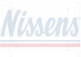 NISSENS 61853 - RADIADOR FIAT FIORINO(146)(88-)1.3