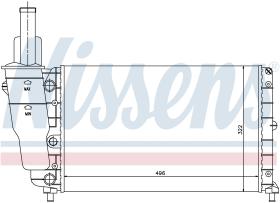 NISSENS 61857 - RADIADOR FIAT PUNTO I(176)(93-)60-1