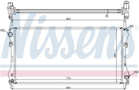 NISSENS 62046A - RADIADOR FORD TRANSIT(FY)(00-)2.0 D