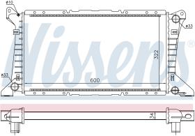 NISSENS 62049 - RADIADOR FORD TRANSIT(EY)(94-)2.0 E