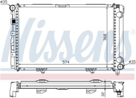 NISSENS 62671A - RADIADOR MERCEDES 190 W 201(82-)2.2