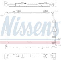 NISSENS 62692A - RADIADOR MERCEDES E-CLASS W 210(95-