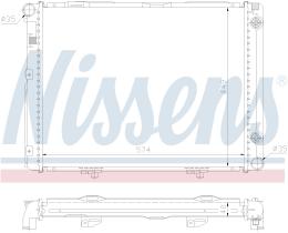 NISSENS 62721A - RADIADOR MERCEDES 190 W 201(82-)2.2