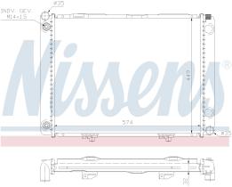 NISSENS 62734A - RADIADOR MERCEDES 190 W 201(82-)2.5