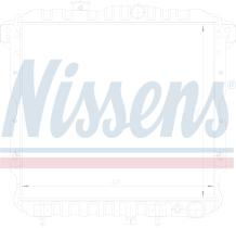 NISSENS 62814 - RADIADOR MITSUBISHI GALANT III(E10)