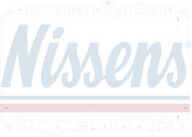 NISSENS 62845 - RADIADOR MITSUBISHI GALANT V(E50)(9