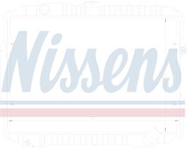 NISSENS 62856 - RADIADOR MITSUBISHI L 200(K0-K3)(87