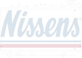 NISSENS 62940 - RADIADOR NISSAN PRIMERA(P10,W10)(90