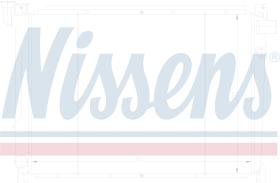 NISSENS 62941 - RADIADOR NISSAN BLUEBIRD(T72)(88-)2