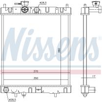 NISSENS 62954 - RADIADOR NISSAN MICRA / MARCH(K11)(