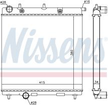 NISSENS 63505 - RADIADOR DS DS3(15-)1.2 THP