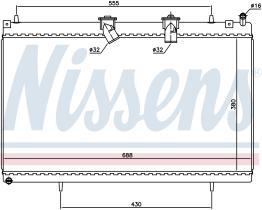 NISSENS 636003 - RADIADOR CITROEN C5(RC,RE)(04-)2.2